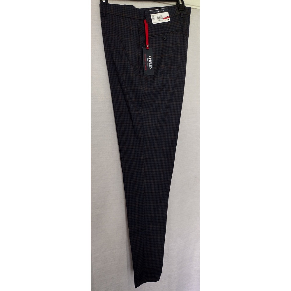 Tommy Hilfiger Men's W38xL34 Modern Fit TH Flex Stretch Check Performance Pants